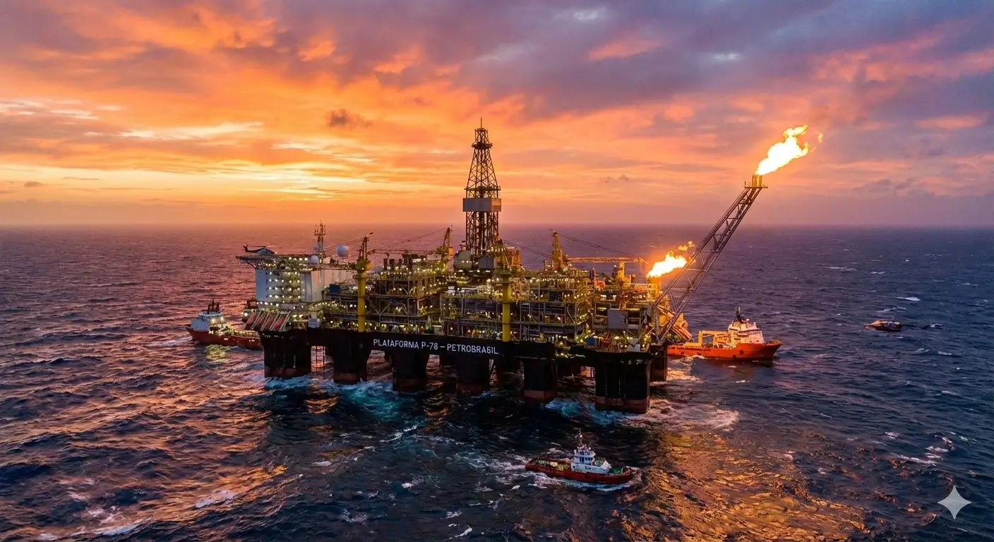 Plataforma de petróleo offshore