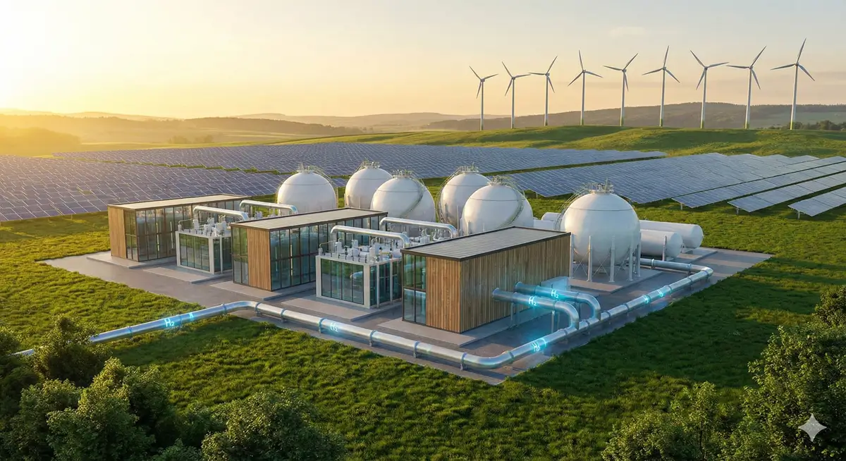 Usina-de-produção-de-hidrogênio-verde